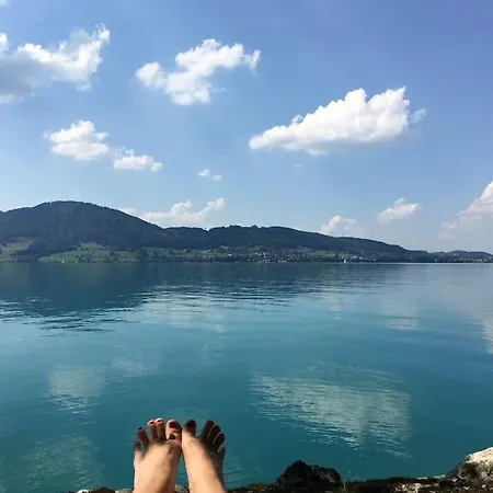 Appartement Seenaehe Mit Gratis Tiefgaragenplatz Seewalchen Buitenkant foto